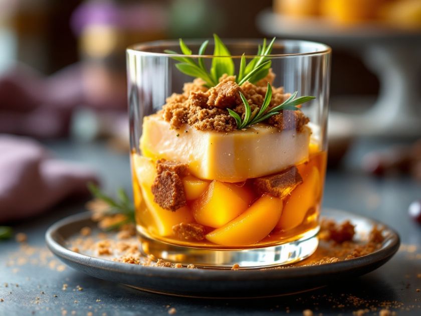 Verrina De Foie Gras Con Manzanas Y Pan De Especias