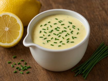 Salsa Cremosa de Limón para Acompañar Sus Pescados