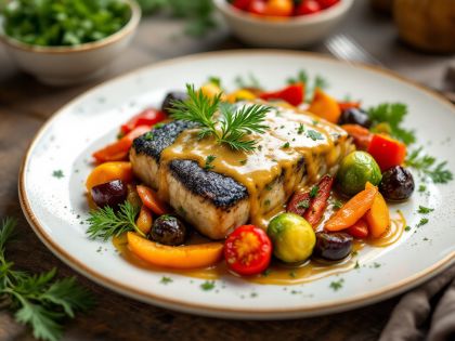 Filete de Codo Negro a la Mostaza: Receta Sabrosa y Fácil