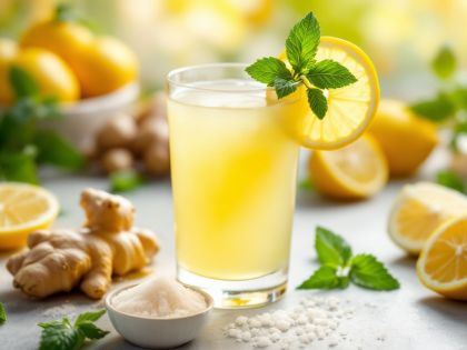 Jugo de Limón Jengibre Revigorante Casero