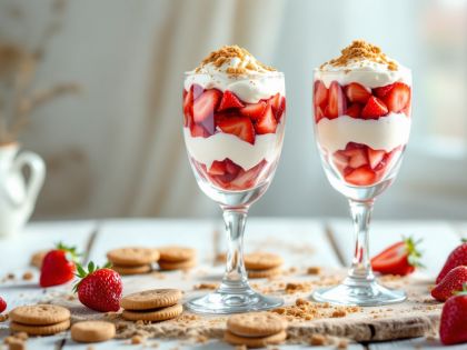 Fresas con Mascarpone y Speculoos en Vasito