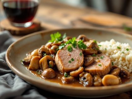 Lengua de Cerdo al Oporto: Receta Sabrosa y Reconfortante