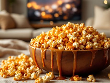 Palomitas de maíz caramelizadas caseras
