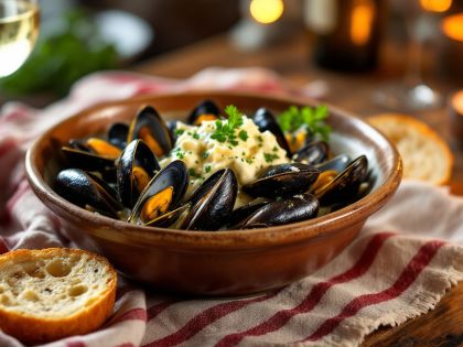 Mejillones con Roquefort Cremosos: Receta Facil y Deliciosa