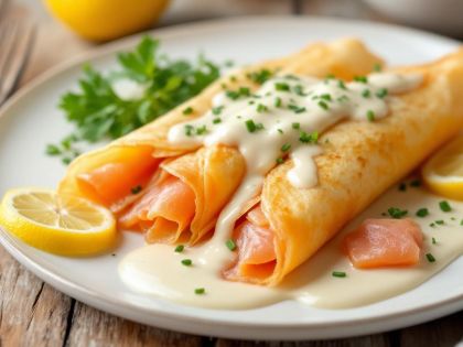 Deliciosas Crepas de Salmón Ahumado: Receta Fácil