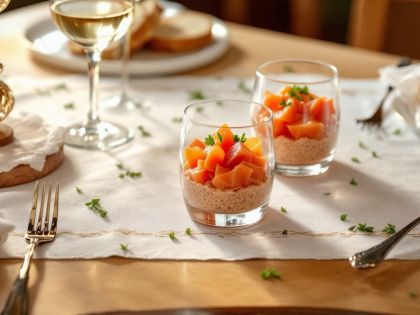 Verrine De Salmón Ahumado Y Rillettes De Salmón : Una Receta Fácil De Aperitivo