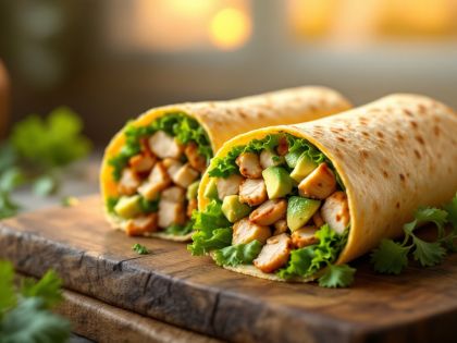 Tortillas de pollo y aguacate: una entrada rápida y sabrosa