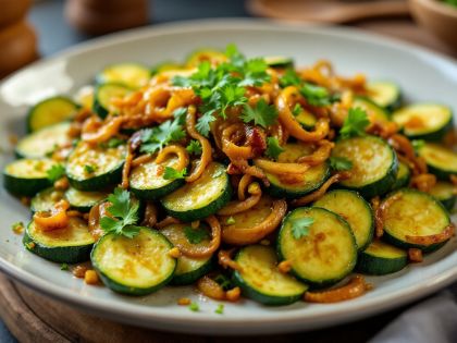 Calabacines a la India: Receta Sabrosa y Picante