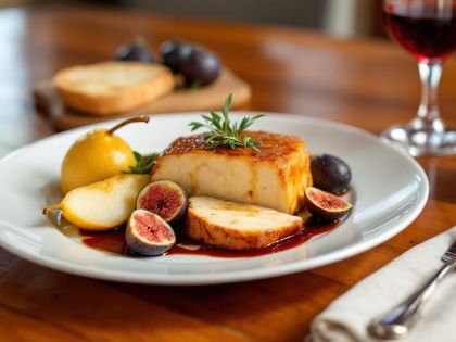 Foie Gras Sellado con Frutas de Temporada: Elegancia Culinaria