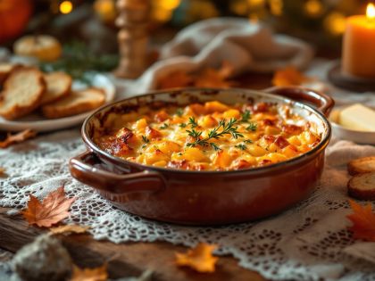Gratinado de Calabaza Potimarron Sabroso y Cremoso