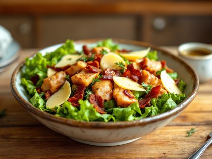 Ensalada Gourmet con Mollejas Confitadas