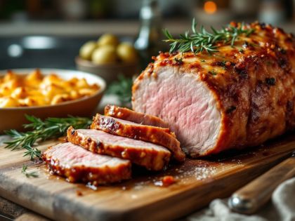 Asado de Cerdo Fácil con Gratinado de Patatas