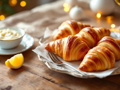 Pequeños Croissants de Salmón Ahumado : Ideal para el Aperitivo