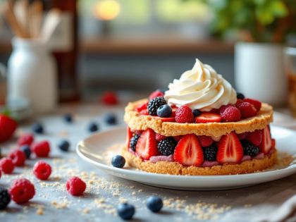 Deliciosa Charlotte De Frutas Rojas: Un Postre Refrescante