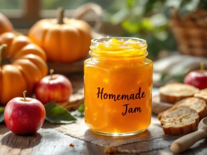 Mermelada de Calabaza y Manzana Casera