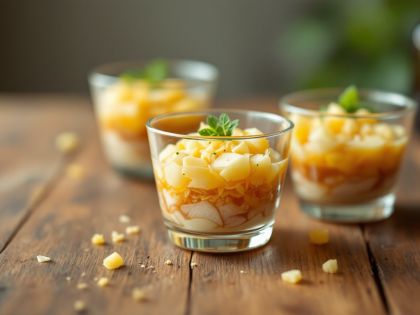 Verrinas Aperitivas de Pato, Manzana y Porto