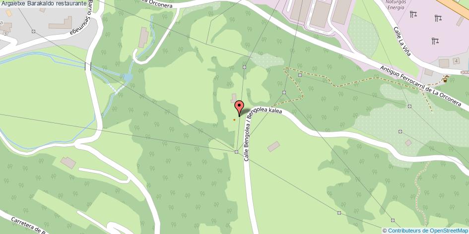 mapa Argaetxe restaurante Barakaldo