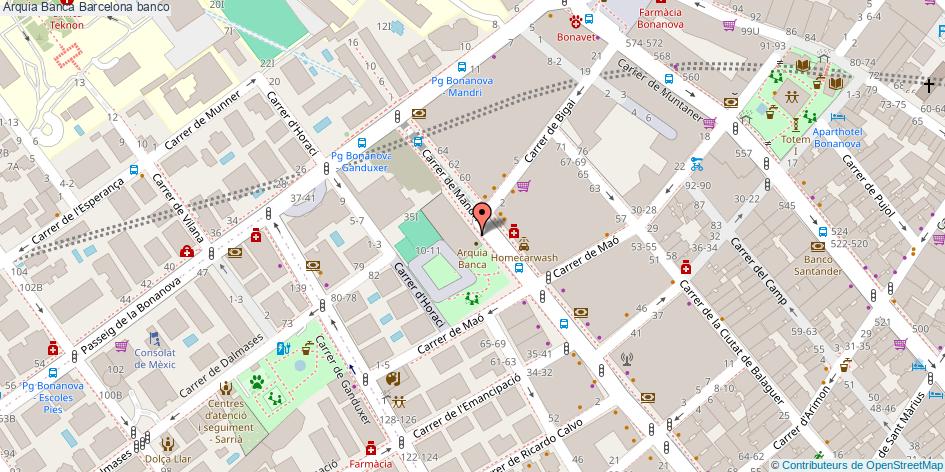 mapa Arquia Banca banco Barcelona