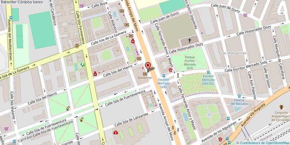 mapa Bankinter banco Córdoba