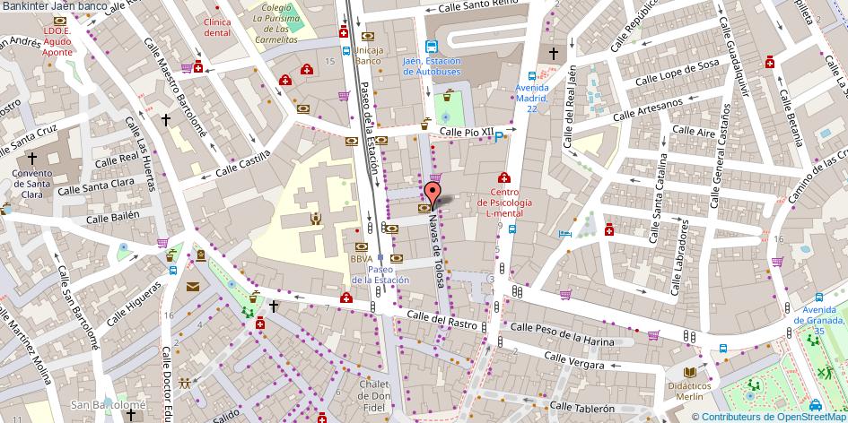 mapa Bankinter banco Jaén
