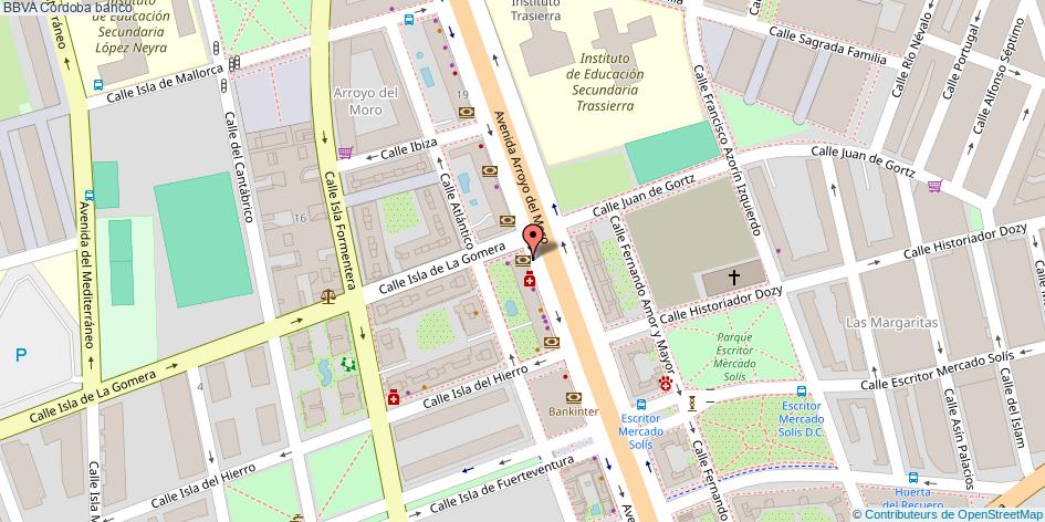 mapa BBVA banco Córdoba