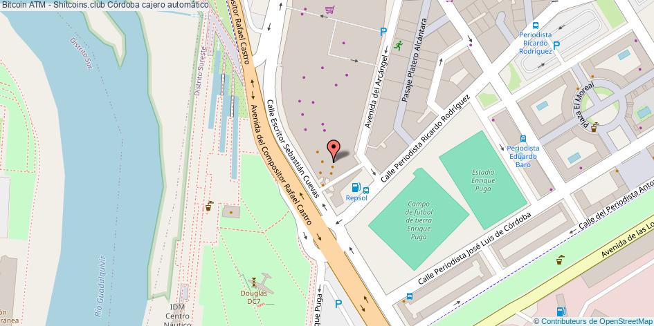 mapa Bitcoin ATM - Shitcoins.club cajero automático Córdoba