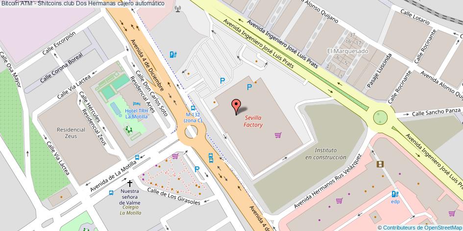 mapa Bitcoin ATM - Shitcoins.club cajero automático Dos Hermanas