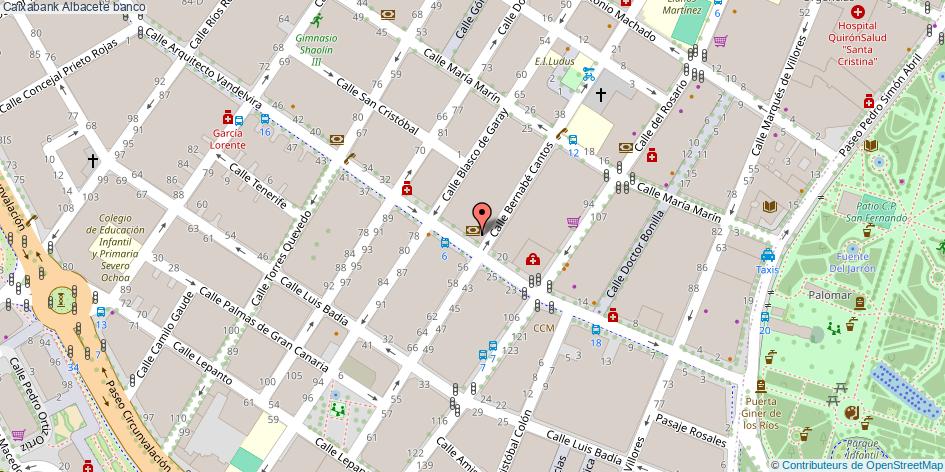 mapa Caixabank banco Albacete