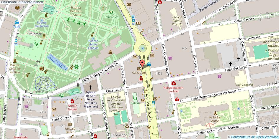 mapa Caixabank banco Albacete