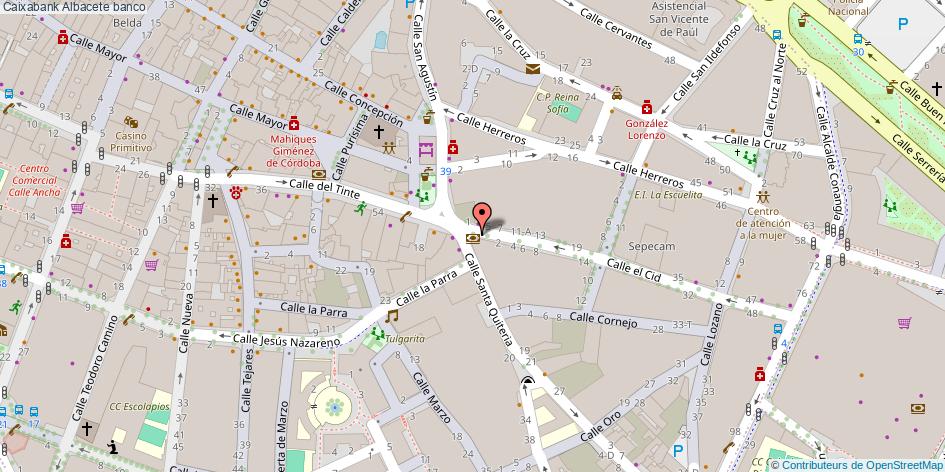 mapa Caixabank banco Albacete