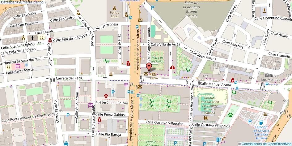 mapa Caixabank banco Almería