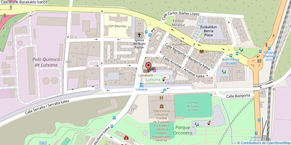 mapa Caixabank banco Barakaldo