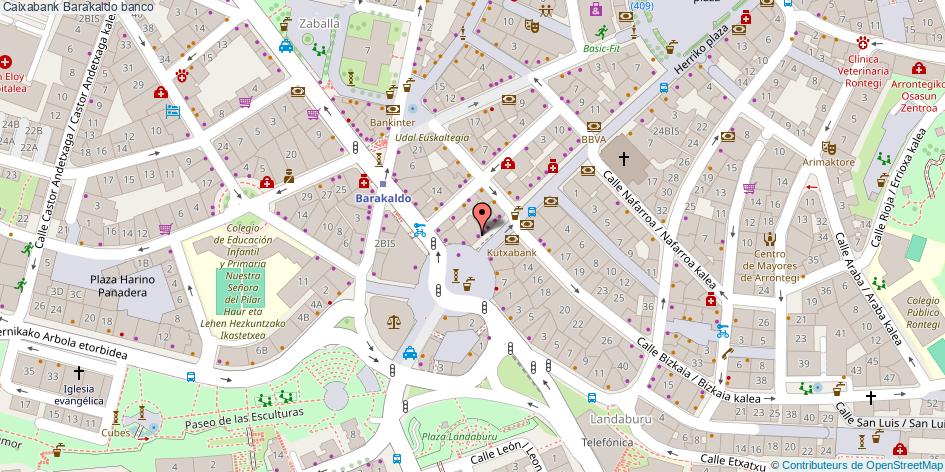 mapa Caixabank banco Barakaldo