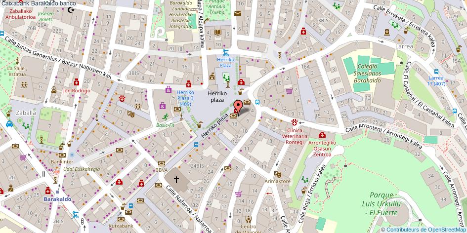 mapa Caixabank banco Barakaldo