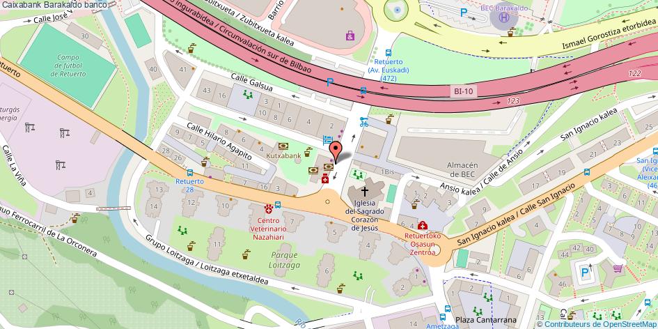 mapa Caixabank banco Barakaldo