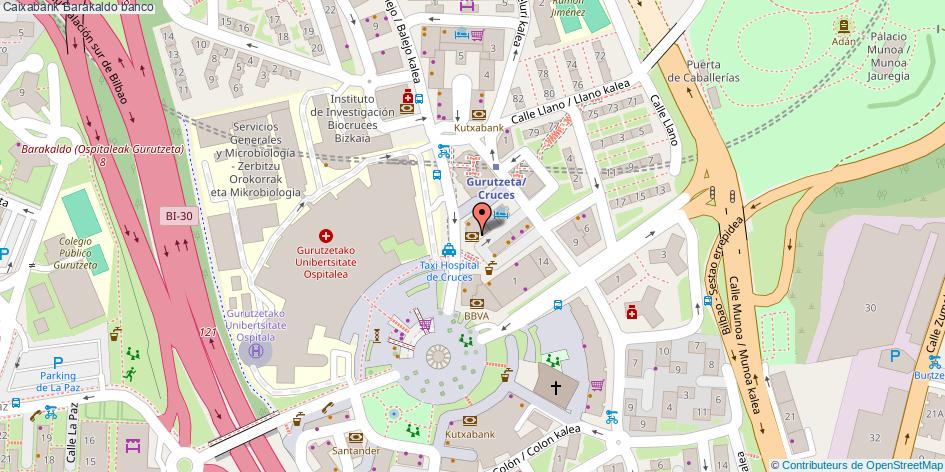 mapa Caixabank banco Barakaldo