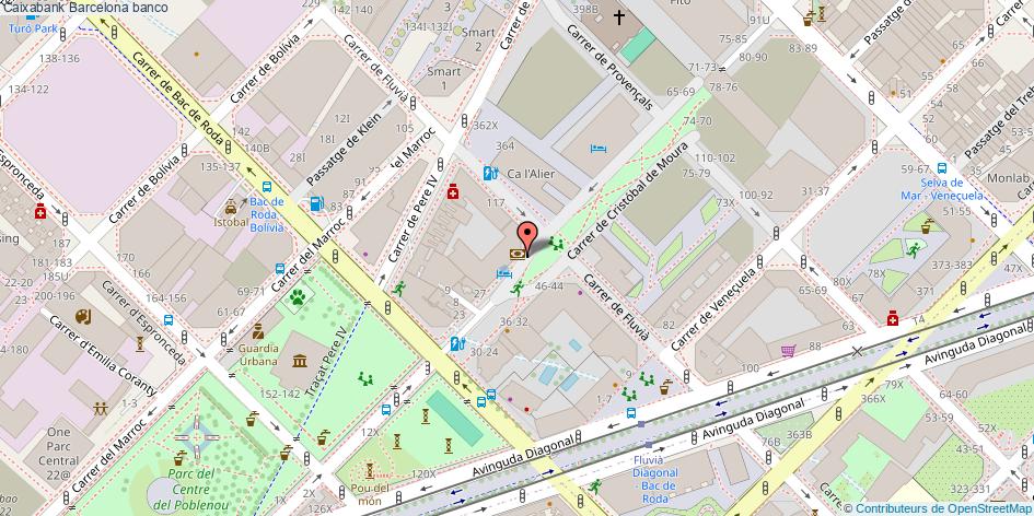 mapa Caixabank banco Barcelona