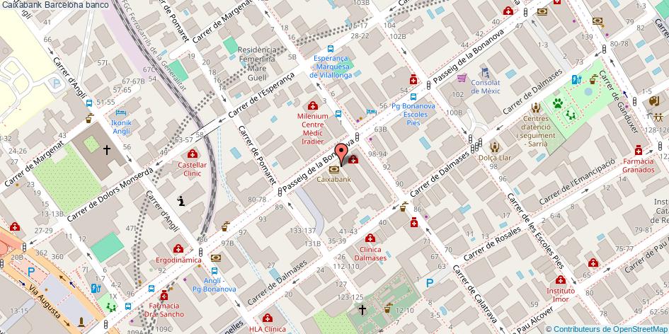 mapa Caixabank banco Barcelona