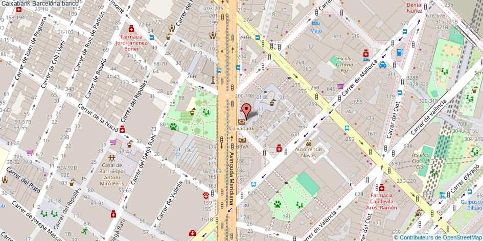 mapa Caixabank banco Barcelona