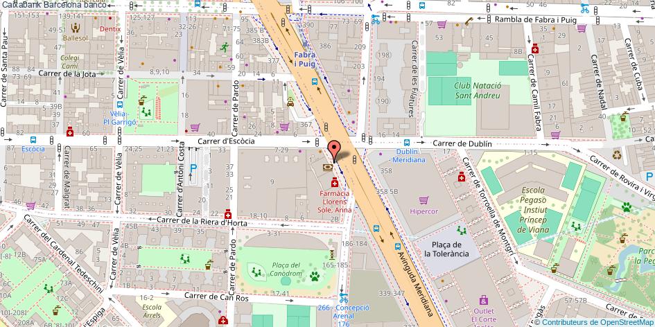 mapa Caixabank banco Barcelona