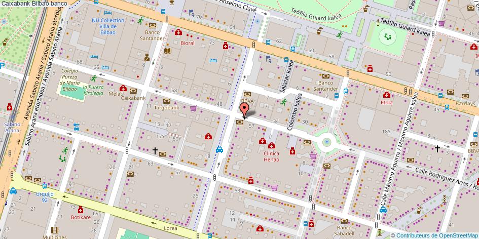 mapa Caixabank banco Bilbao