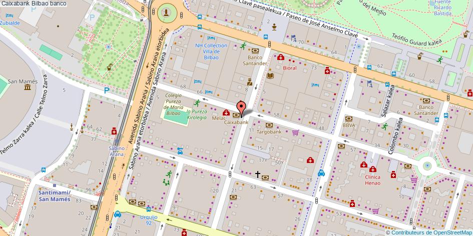 mapa Caixabank banco Bilbao