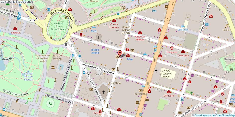 mapa Caixabank banco Bilbao