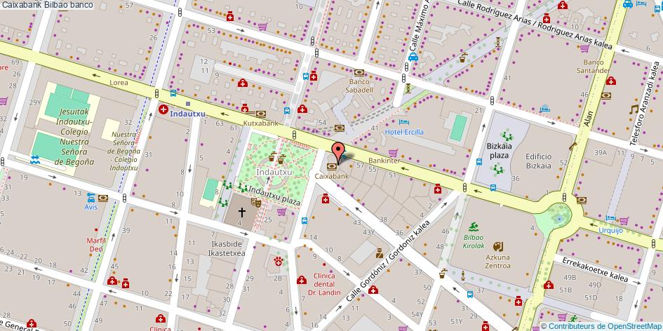 mapa Caixabank banco Bilbao