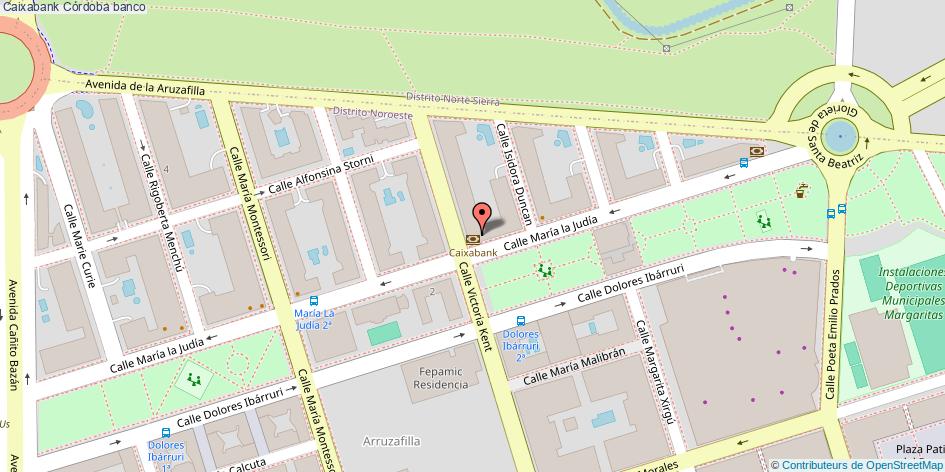 mapa Caixabank banco Córdoba