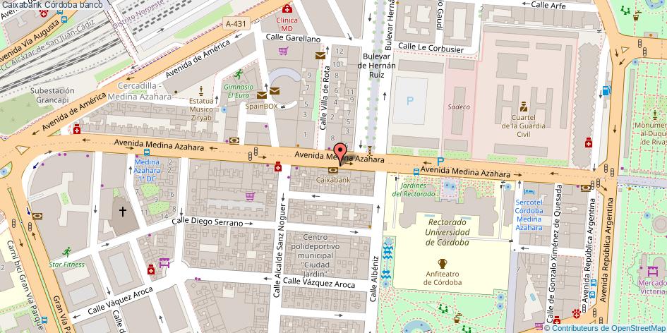 mapa Caixabank banco Córdoba