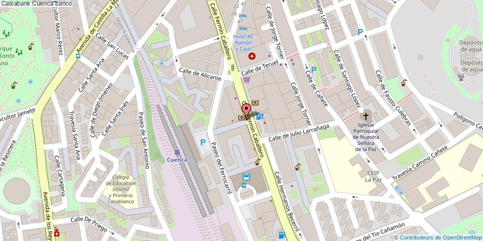 mapa Caixabank banco Cuenca