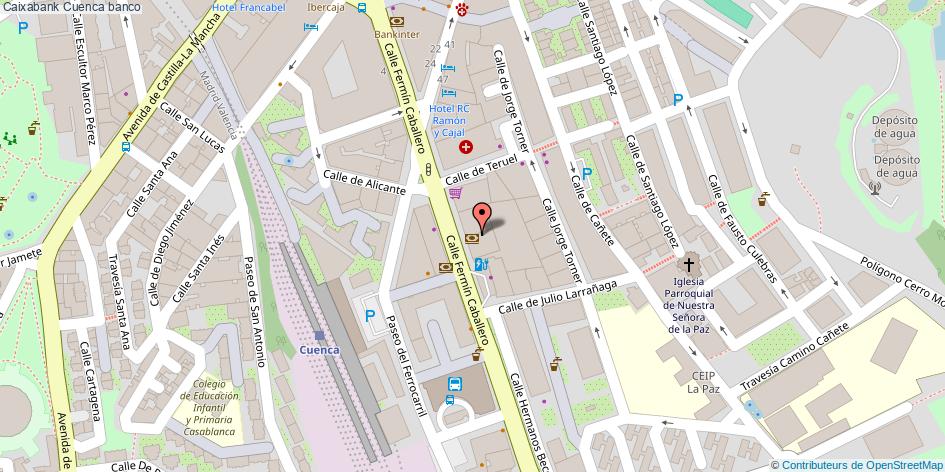 mapa Caixabank banco Cuenca