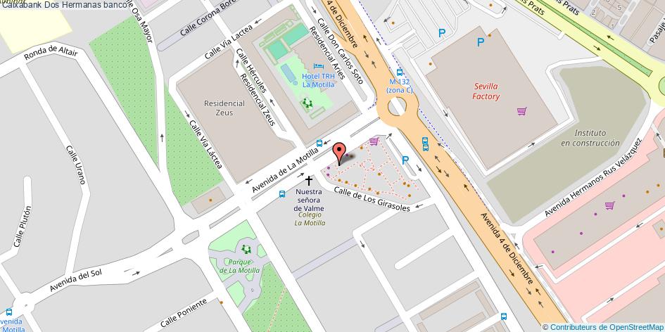 mapa Caixabank banco Dos Hermanas