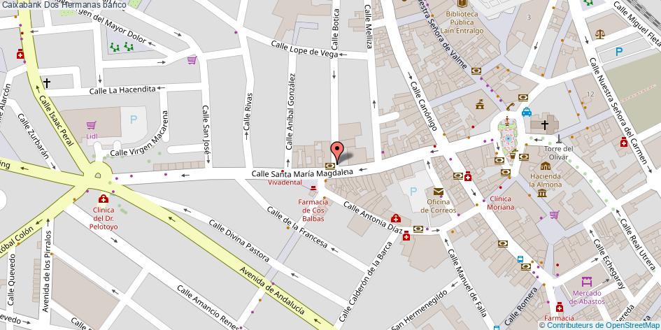 mapa Caixabank banco Dos Hermanas